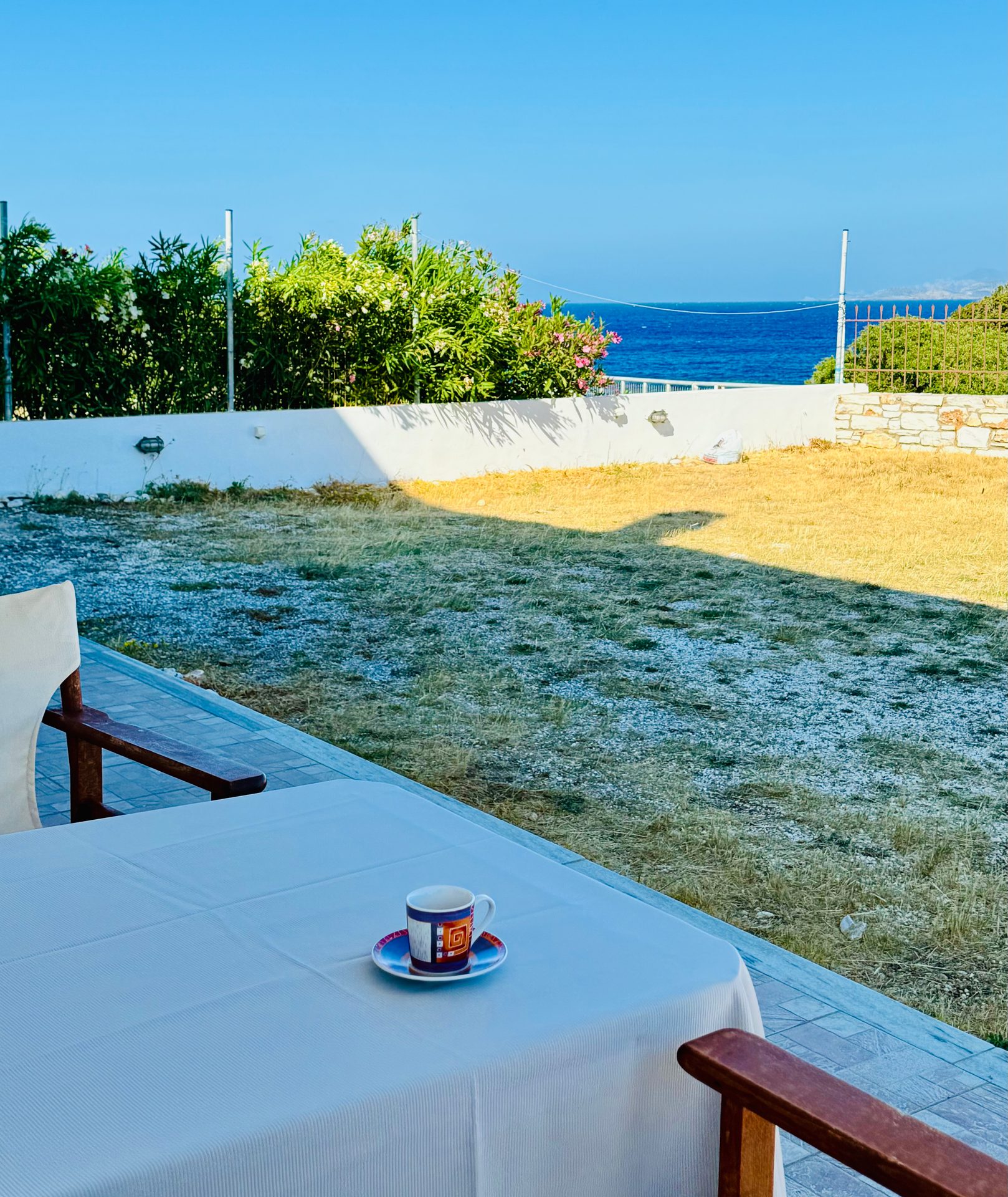 Limnes Seaside Retreat — spacious apartment with sea views in Eastern Naxos